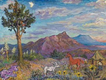 ニューメキシコの風景 1942 ロシア語 Oil Paintings